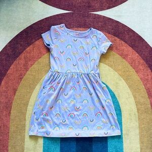 Cute lavender rainbow play dress 🌈